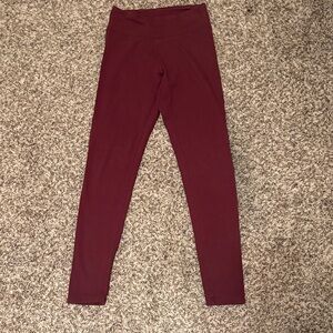 Aerie Women's Burgundy Leggings